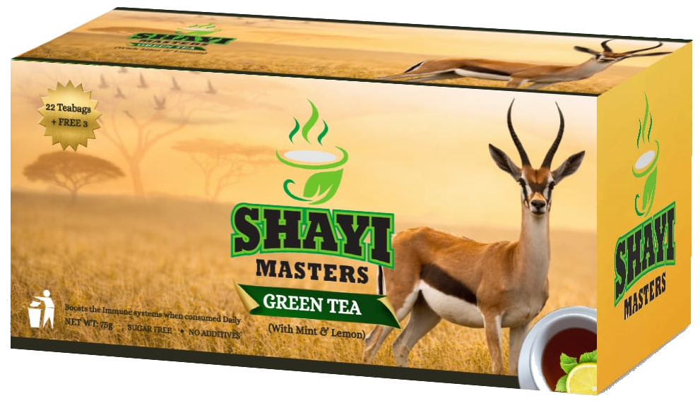 Shayi Masters Green Tea with mint and lemon pack